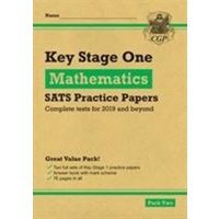 KS1 Maths SATS Practice Papers: Pack 2 (for end of year assessments) von Coordination Group Publications Ltd (CGP)