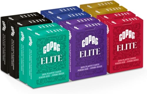 Copag® Elite 100% Color 12er Pack Mix (6 Colors) - 12-Pack von Copag