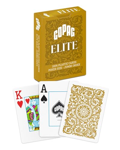 Copag Elite - Jumbo Face - Gold Single-Deck von Copag