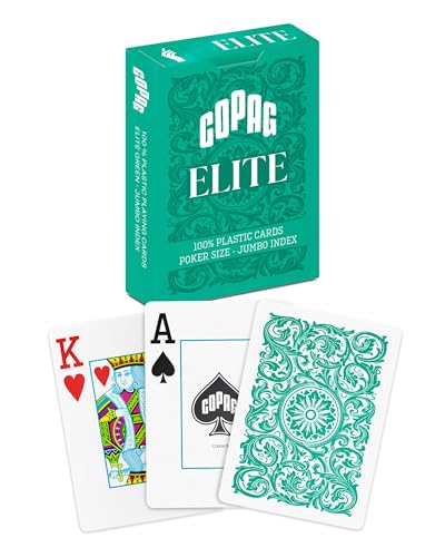Copag Elite - Jumbo Face - Green Single-Deck von Copag