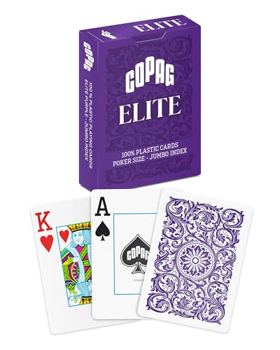 Copag Elite - Jumbo Face - Purple Single-Deck von Copag