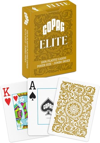 Copag Pokergröße Jumbo Index Gold Spielkarten Copag Pokergröße Jumbo Index Gold Spielkarten von Copag
