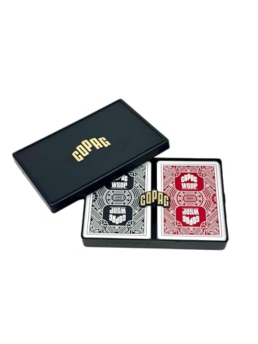 Copag WSOP 2024 Double Deck Black & Red Jumbo Index von Copag