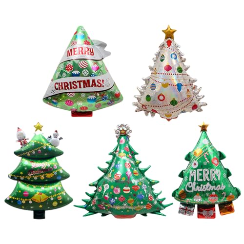 5PCS Weihnachtsballon Fröhliche Weihnachten Ballons Set Aluminium-Folienballons Weihnachtsbaum-Folienballons Weihnachten Party Dekorationen für Valentinstag Weihnachten Geburtstag Party 5PCS Weihnachtsballon Fröhliche Weihnachten Ballons Set Aluminium-Folienballons Weihnachtsbaum-Folienballons Weihnachten Party Dekorationen für Valentinstag Weihnachten Geburtstag Party von Copbopwn