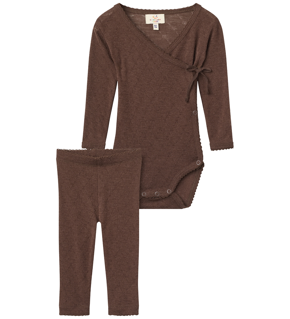 Copenhagen Colors Set - Leggings/Wickelbody l/ä - Dark Brown - Copenhagen Colors - 62 - Body L/Ä Copenhagen Colors Set - Leggings/Wickelbody l/ä - Dark Brown - Copenhagen Colors - 62 - Body L/Ä von Copenhagen Colors