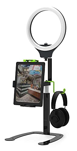 Copernicus Dewey Halterung für Videokamera, Podcasting und Dokument für Smartphones und iPad, Klassenzimmer-Kamerahalterung mit Leuchtring von Copernicus Educational Products