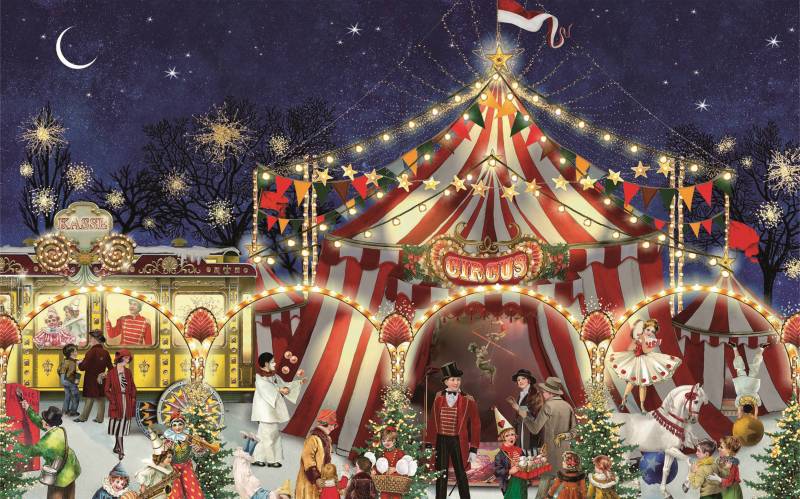 Coppenrath Spiegelburg Mini-Puzzle - Festliche Weihnachten - Der Zirkus 54 Teile Puzzle Coppenrath-Spiegelburg-22873-2 von Coppenrath Spiegelburg