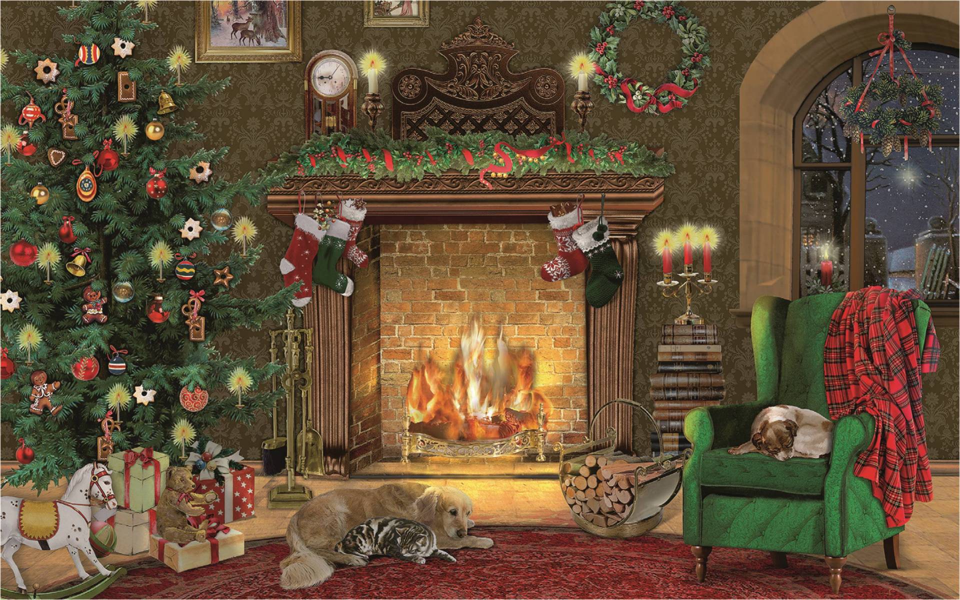 Coppenrath Spiegelburg Mini-Puzzle - Festliche Weihnachten - Kamin 54 Teile Puzzle Coppenrath-Spiegelburg-22873-5 von Coppenrath Spiegelburg