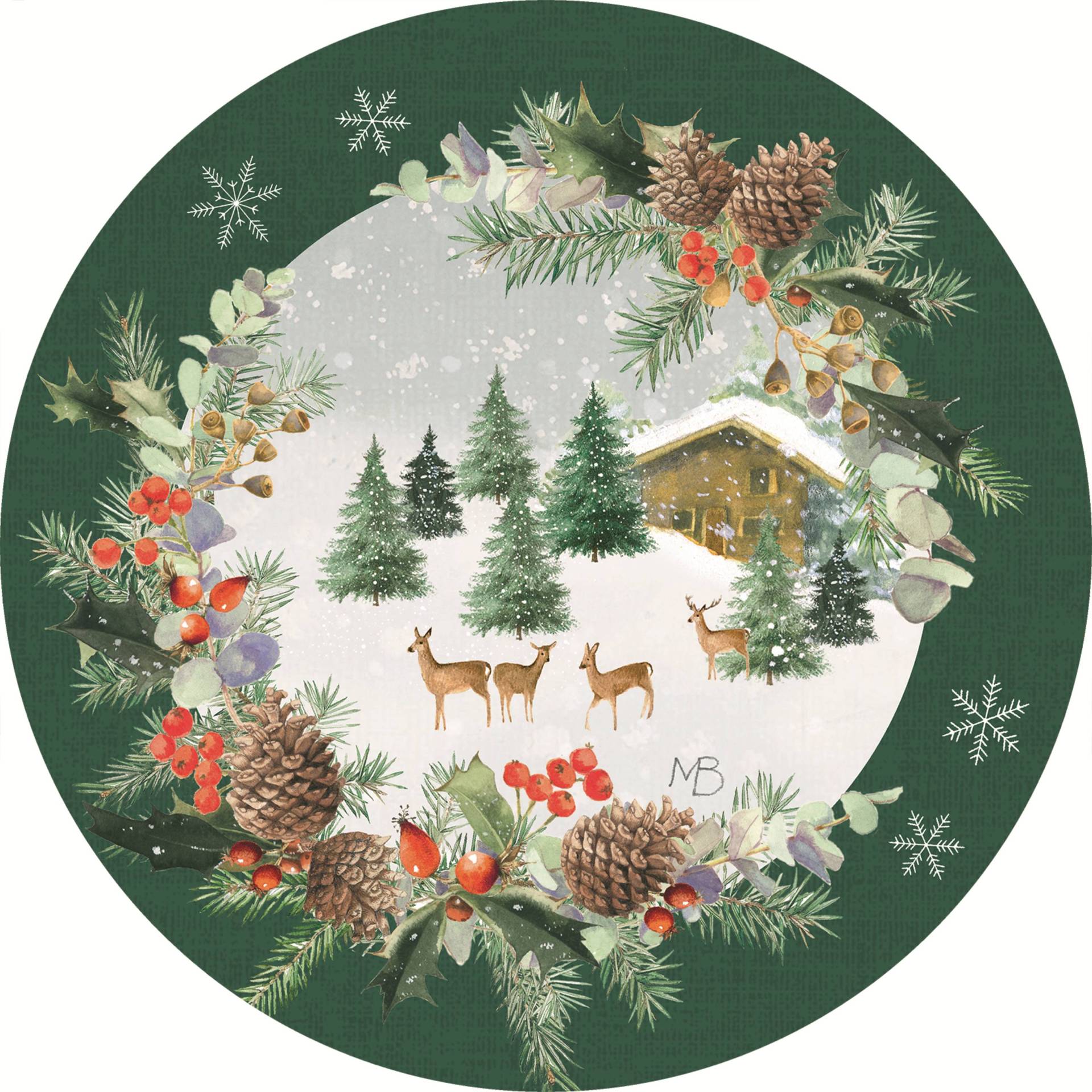Coppenrath Spiegelburg Mini-Puzzle - Winterwald - Das Châlet 55 Teile Puzzle Coppenrath-Spiegelburg-22872-2 von Coppenrath Spiegelburg