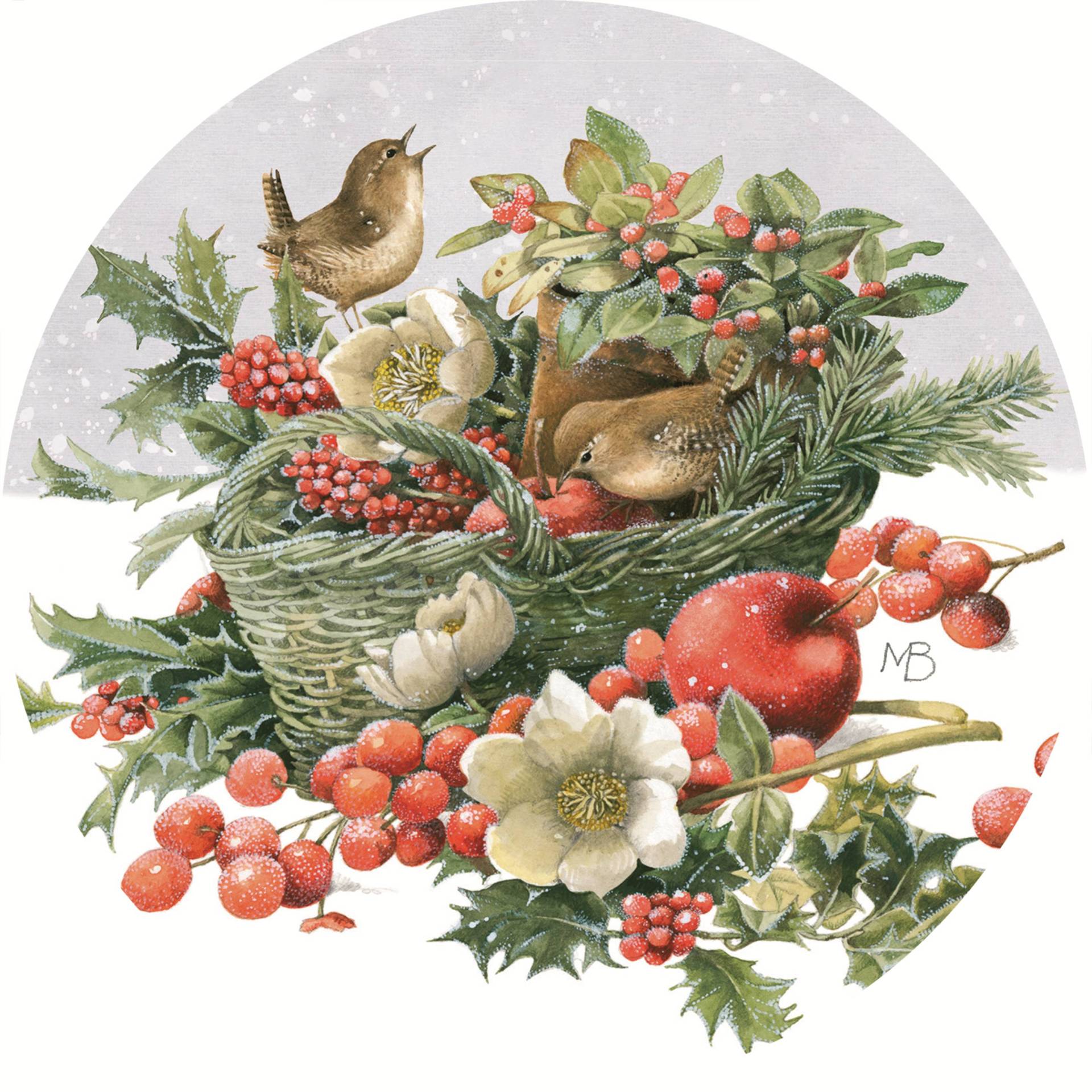 Coppenrath Spiegelburg Mini-Puzzle - Winterwald - Der Korb 55 Teile Puzzle Coppenrath-Spiegelburg-22872 von Coppenrath Spiegelburg