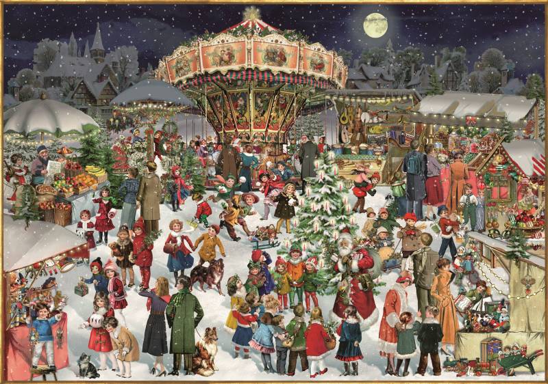 Coppenrath Spiegelburg Nostalgischer Weihnachtsmarkt 1000 Teile Puzzle Coppenrath-Spiegelburg-97026 von Coppenrath Spiegelburg