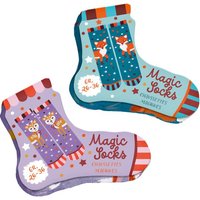 Magic Socks - Wintertiere im Weihn. (one size), sort.i.D. von Coppenrath Verlag GmbH & Co. KG