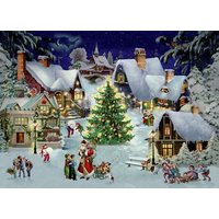 Puzzle: Weihnachten im Dorf - B. Behr (1000 T.) von Coppenrath Verlag GmbH & Co. KG