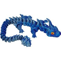 Riesen-Drache (blau-silber) - Kristalltier von Coppenrath Verlag GmbH & Co. KG