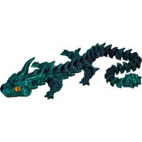 Riesen-Drache (dunkelgrün-schwarz) - Kristalltier von Coppenrath Verlag GmbH & Co. KG
