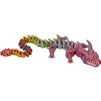 Riesen-Drache (gold-türkis-rot) - Kristalltier von Coppenrath Verlag GmbH & Co. KG