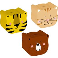 Spardose - Bunte Geschenke, sort. (Tierkopfform) von Coppenrath Verlag GmbH & Co. KG