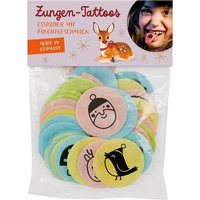 Zungen-Tattoos - Wintertiere im Weihnachtswald (Esspapier) von Coppenrath Verlag GmbH & Co. KG