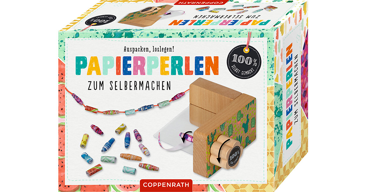 100% selbst gemacht: Papierperlen zum Selbermachen von Coppenrath Verlag