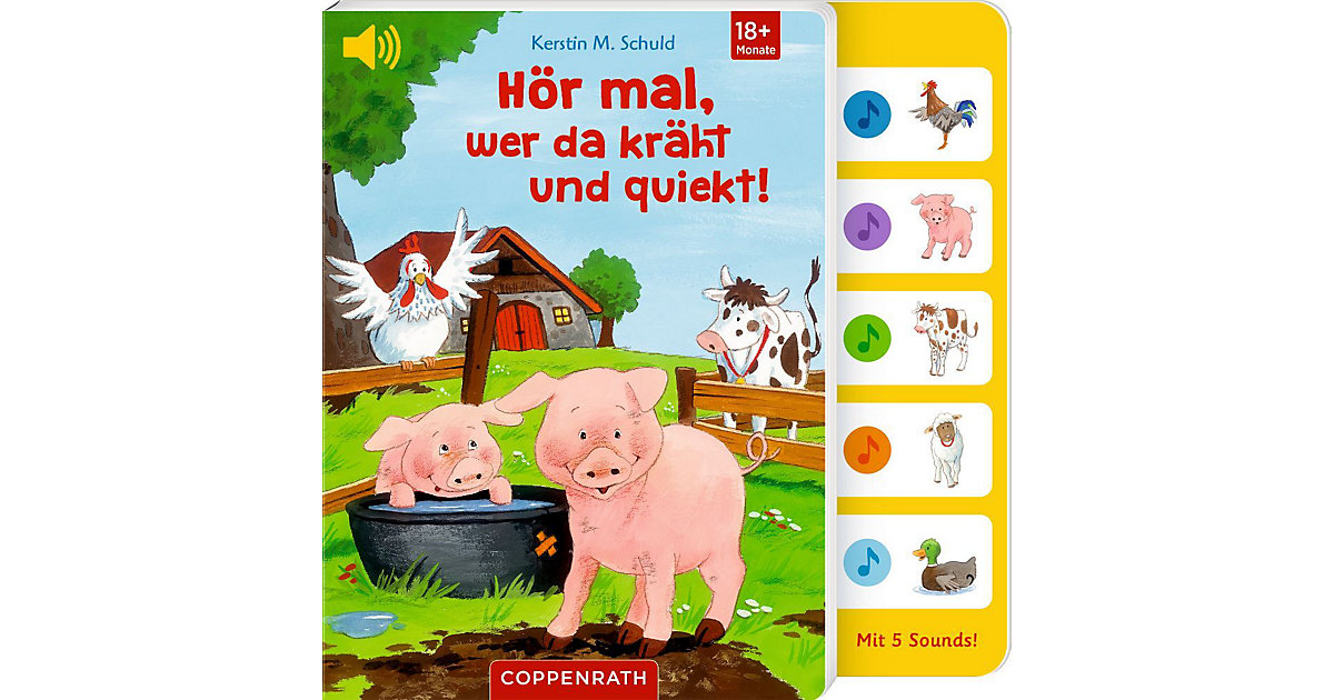 Buch - Hör mal, was da kräht und quiekt! Buch - Hör mal, was da kräht und quiekt! von Coppenrath Verlag