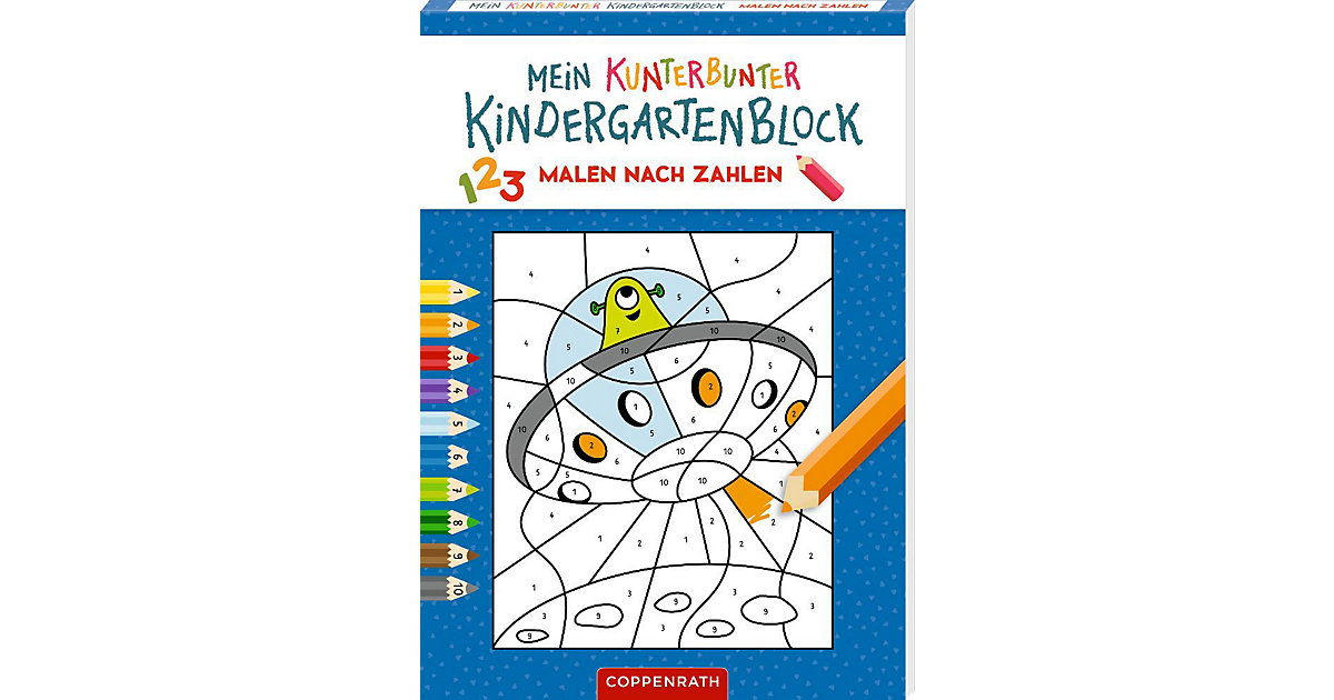 Buch - Mein kunterbunter Kindergartenblock Buch - Mein kunterbunter Kindergartenblock von Coppenrath Verlag