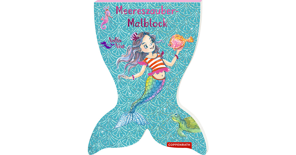 Buch - Nella Nixe: Meereszauber-Malblock Buch - Nella Nixe: Meereszauber-Malblock von Coppenrath Verlag