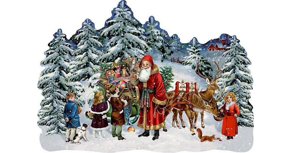 Buch - Schlitten im Winterwald, Adventskalender Buch - Schlitten im Winterwald, Adventskalender von Coppenrath Verlag