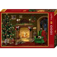 Coppenrath - Edition Barbara Behr - Puzzle - Weihnachtliches Kaminzimmer, 1000 Teile von Coppenrath Verlag