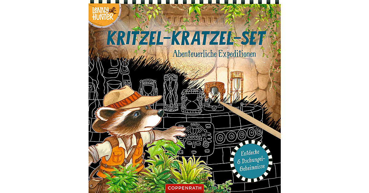 Kritzel-Kratzel-Set Lenny Hunter, 6-tlg. von Coppenrath Verlag