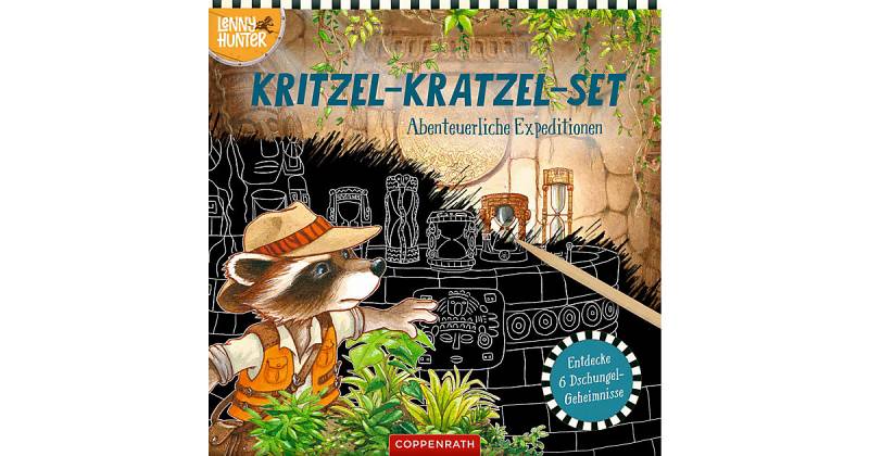 Kritzel-Kratzel-Set Lenny Hunter, 6-tlg. von Coppenrath Verlag