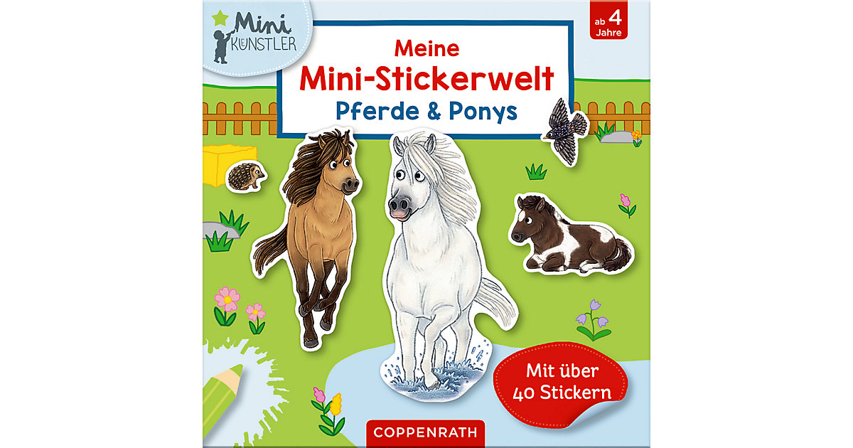 Meine Mini-Stickerwelt - Pferde & Ponys von Coppenrath Verlag