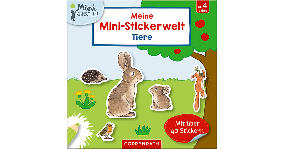 Meine Mini-Stickerwelt - Tiere Meine Mini-Stickerwelt - Tiere von Coppenrath Verlag
