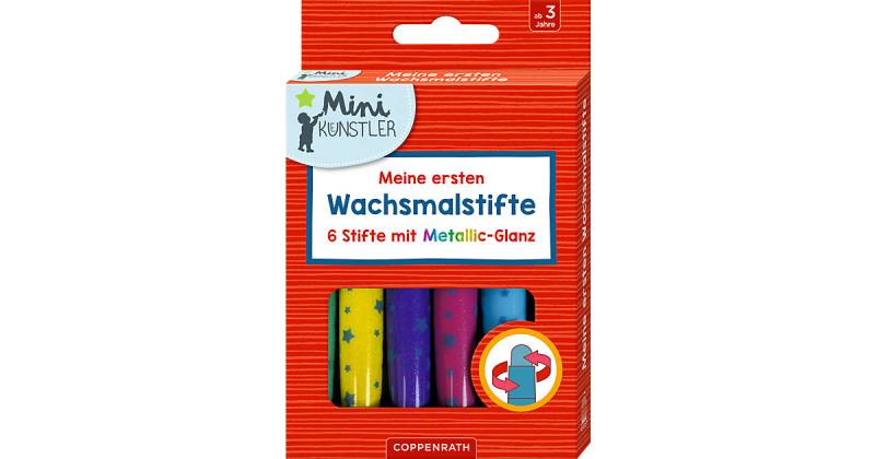 Meine ersten Wachsmalstifte Mini-Künstler, 6 Farben mit Metallicglanz von Coppenrath Verlag