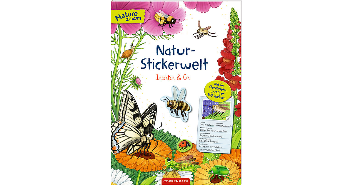 Natur-Stickerwelt - Insekten & Co. von Coppenrath Verlag