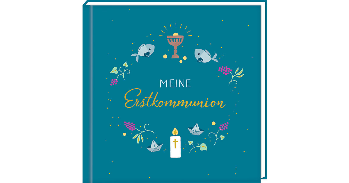 Buch - Kleines Eintragalbum - Meine Erstkommunion (petrol) von Coppenrath Verlag