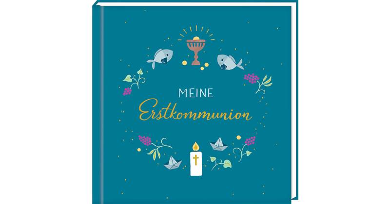 Buch - Kleines Eintragalbum - Meine Erstkommunion (petrol) von Coppenrath Verlag