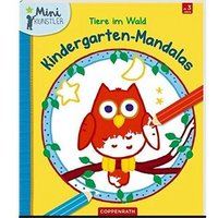 COPPENRATH 62352 Kindergarten-Mandalas: Tiere im Wald (Mini-Künstler) von Coppenrath