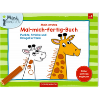 COPPENRATH 63401 Mein erstes Mal-mich-fertig-Buch (Mini-Künstler) von Coppenrath