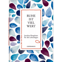 COPPENRATH 63683 Der rote Faden No. 157: Ruhe ist viel wert (Ringelnatz) von Coppenrath
