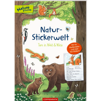 COPPENRATH 63697 Natur-Stickerwelt: Tiere in Wald & Wiese (Nature Zoom) von Coppenrath