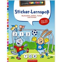 COPPENRATH 64061 Coppenrath Verlag Lernerfolg Vorschule: Sticker-Lernspaß (Fußball) von Coppenrath