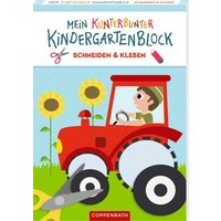 COPPENRATH 64367 Mein kunterbunter Kindergartenblock: Schneiden & Kleben (Fahrzeuge) von Coppenrath