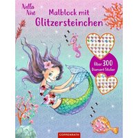 COPPENRATH 64847 Malblock mit Glitzersteinchen - Nella Nixe von Coppenrath