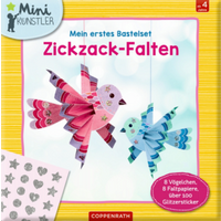 COPPENRATH 71722 Mein erstes Bastelset: Zickzack-Falten (Mini-Künstler) von Coppenrath