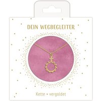 COPPENRATH 72184 Halskette mit Rosenkranzanhänger (vergoldet) von Coppenrath