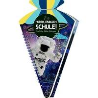 COPPENRATH 72196 Schultüten-Kratzelbuch: Cosmic School - Hurra,... (Astronaut) von Coppenrath