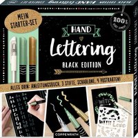 COPPENRATH 72391 Mein Handlettering Starter-Set Black Edition (100% selbst gemacht) von Coppenrath