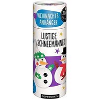 COPPENRATH 92504 Näh-Set: 2 Weihnachtsanhänger - Lustige Schneemänner (100% selbst gemacht) von Coppenrath