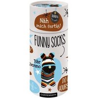 COPPENRATH 92992 Näh mich fertig! Funny Socks Bär Benno von Coppenrath