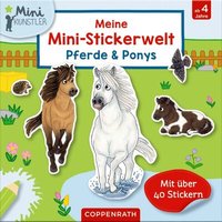 COPPENRATH 95071 Meine Mini-Stickerwelt: Pferde & Ponys (Mini-Künstler) von Coppenrath
